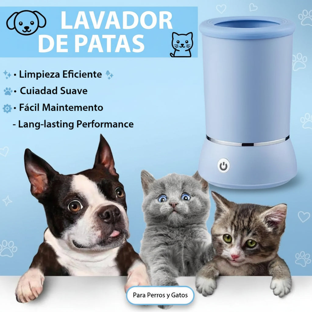Dog Pet Paw Washer Automatic Paw Foot Cleaner with Rechargeable Cup for Small Medium Large Breed Dogs Cats Paw Foot Washer Cup