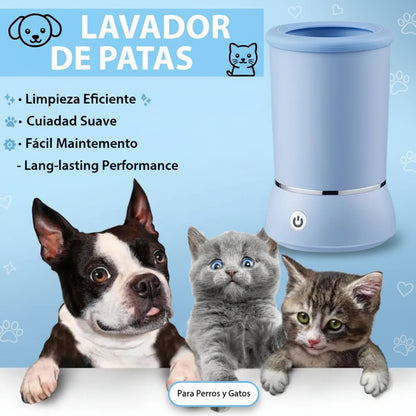 Dog Pet Paw Washer Automatic Paw Foot Cleaner with Rechargeable Cup for Small Medium Large Breed Dogs Cats Paw Foot Washer Cup