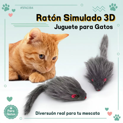 5PCS Plush Simulation Mouse Cat Toys Pet Teasing Interactive Toys Colorful Simulation Mouse Toys Cat Fun Toys Gifts Pet Supplies