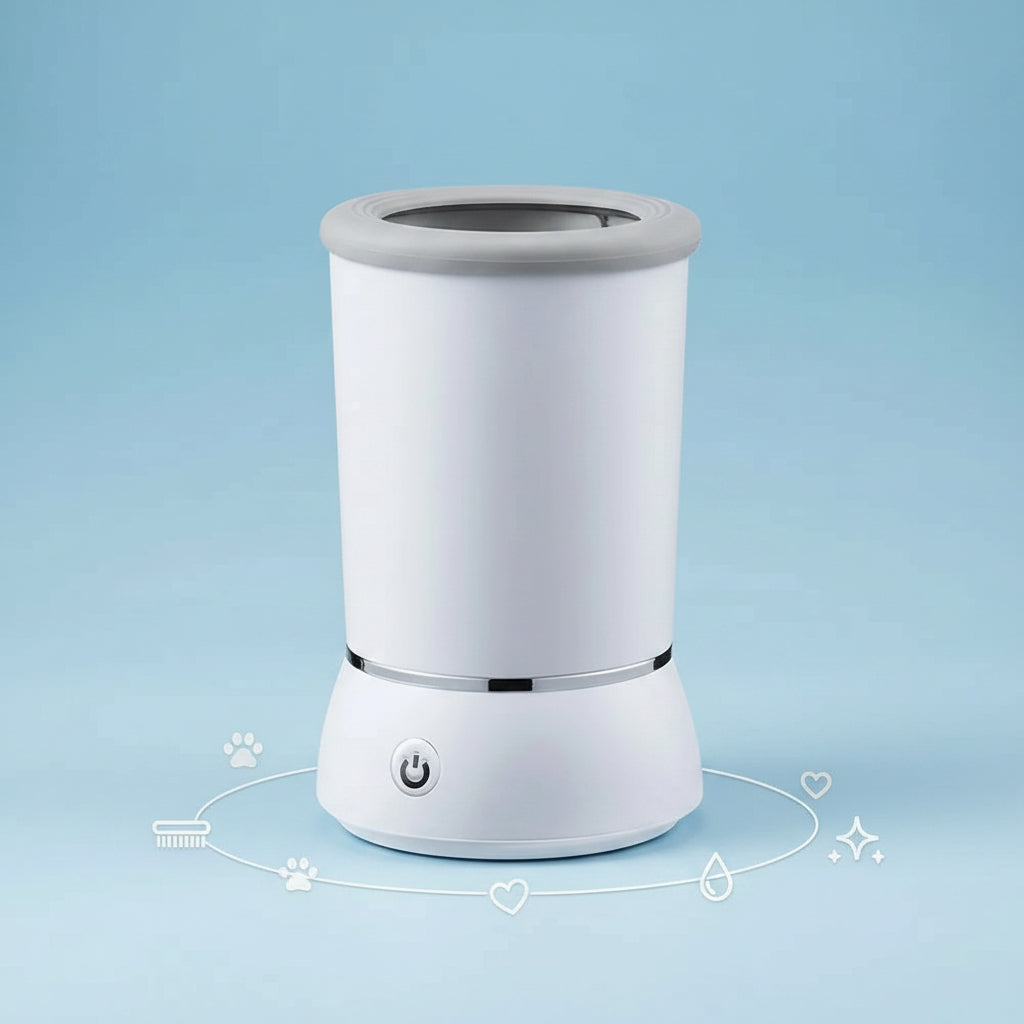 Dog Pet Paw Washer Automatic Paw Foot Cleaner with Rechargeable Cup for Small Medium Large Breed Dogs Cats Paw Foot Washer Cup