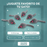5PCS Plush Simulation Mouse Cat Toys Pet Teasing Interactive Toys Colorful Simulation Mouse Toys Cat Fun Toys Gifts Pet Supplies