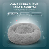 Cat Bed, Cat Beds for Indoor Cats Washable, Orthopedic Soft Fluffy round Calming Pet Bed for Small Cat, Small Cat Beds & Furniture