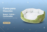 round Dog Cat Beds Washable Pads Room, Soft Enduring Plush Sleeping Pet Fleece Bed Mat for Small Doggy Kitten Puppy, with Anti-Slip Waterproof Bottom