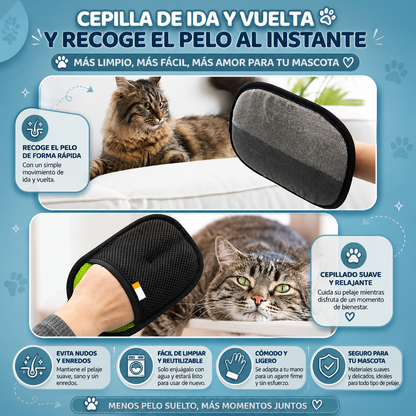 Guante Removedor de Pelo para Mascotas